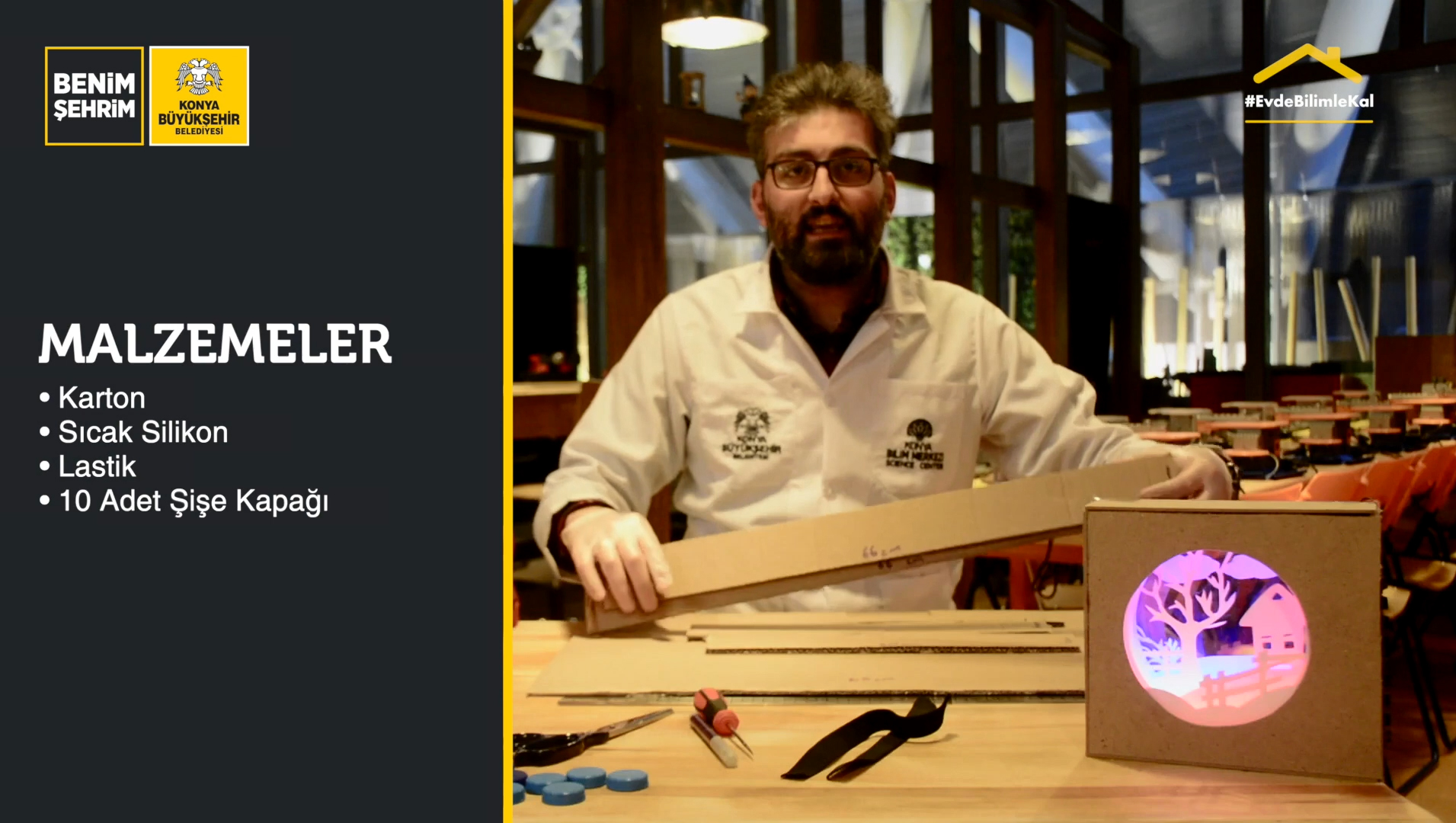 Evde Hayat Bilimle İç İçe Geçiyor