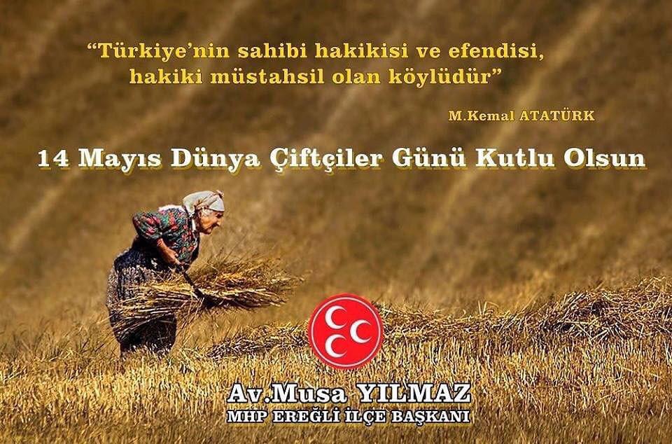 Yılmaz'dan çiftçiler günü mesajı