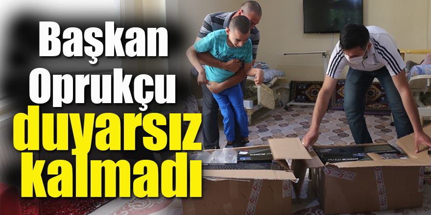 Başkan Oprukçu duyarsız kalmadı