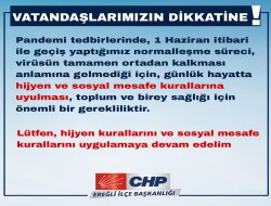 GÖNÜLAL’DAN NORMALLEŞME SÜRECİ AÇIKLAMASI