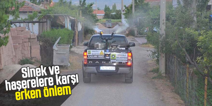 Belediye’den sinek ve haşerelere karşı erken önlem