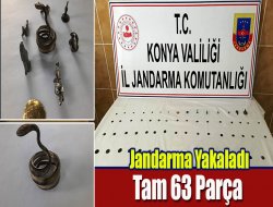 JANDARMA, DURDURULAN ARAÇTA TARİHİ ESER ELE GEÇİRDİ