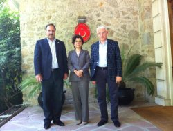 Zorlu’dan Madrid Elçisi Sinirlioğlu’na ziyaret