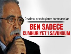 Levent Kırca: Ben sadece Cumhuriyet'i savundum