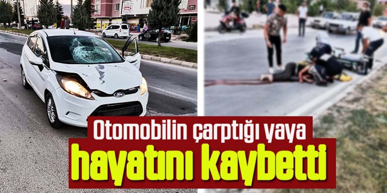 Otomobilin çarptığı yaya hayatını kaybetti