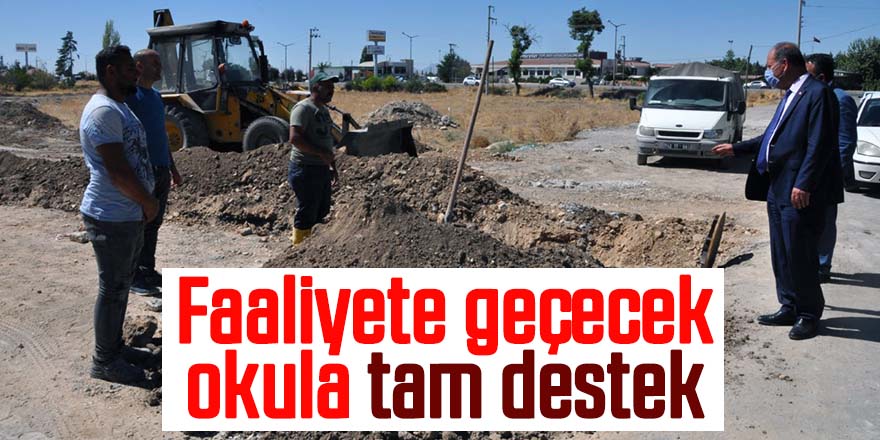 Başkan Oprukçu’dan faaliyete geçecek okula tam destek