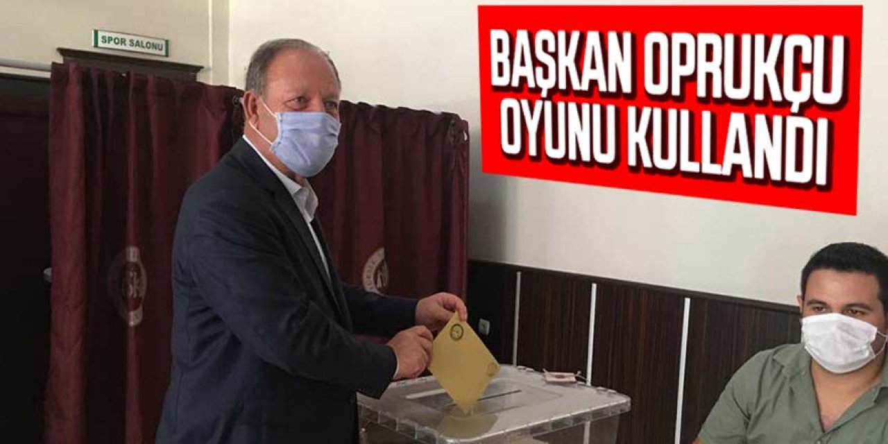 MHP'de Başkan Oprukçu Oyunu Kullandı