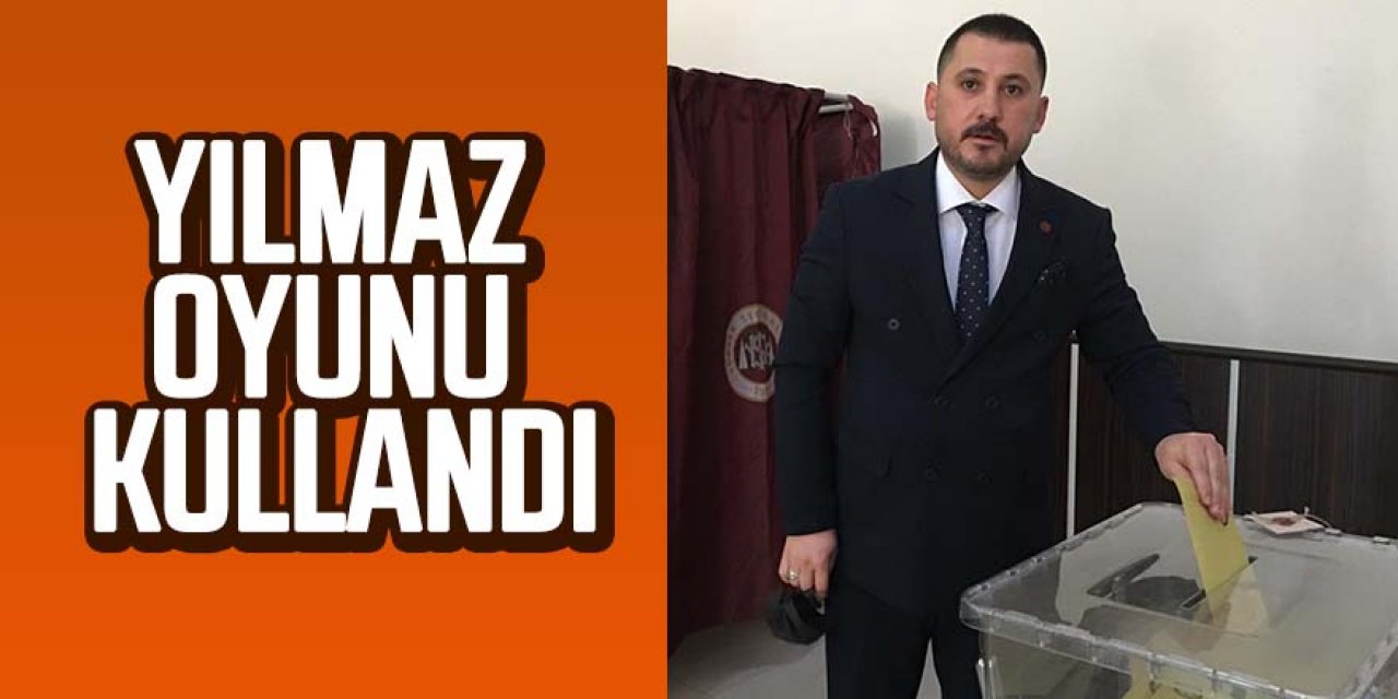 MHP'de Başkan Yılmaz Oyunu Kullandı
