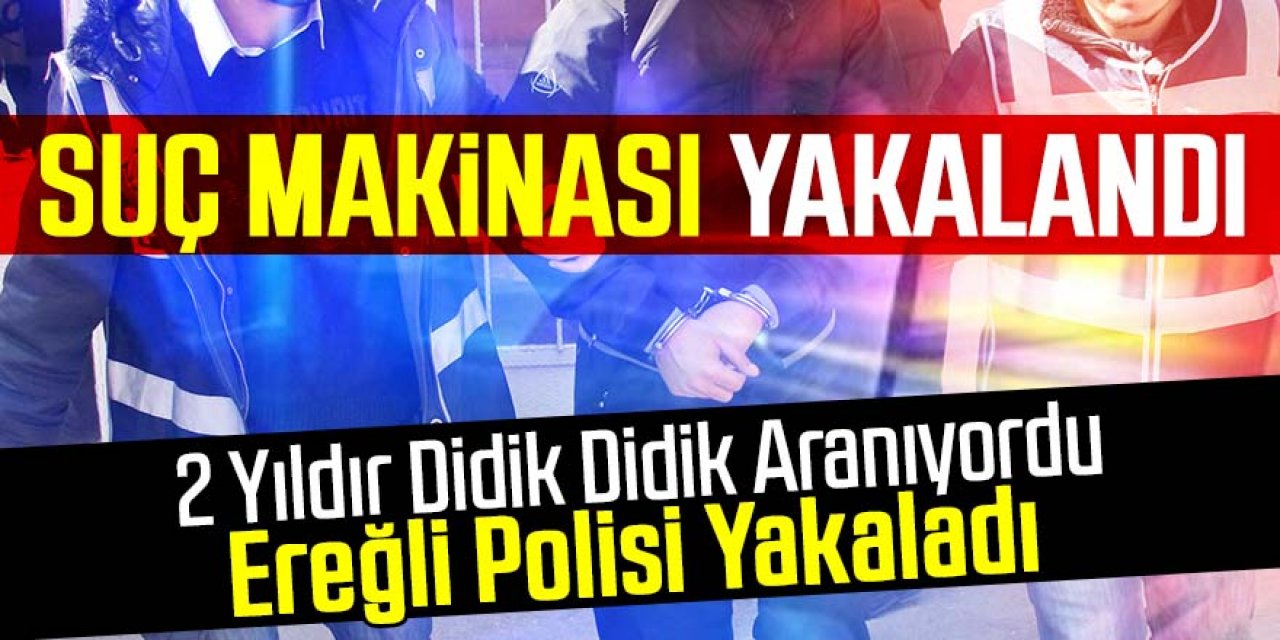Suç makinesi polis'den kaçamadı