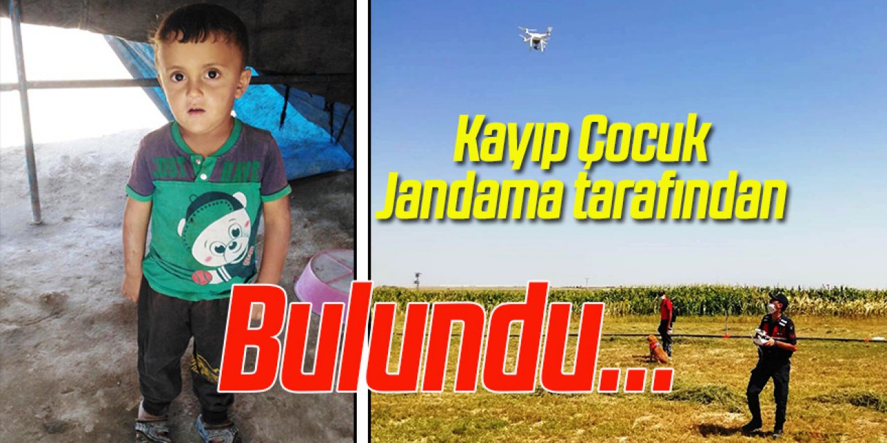jandarma kayıp çocuğu domates tarlasında buldu
