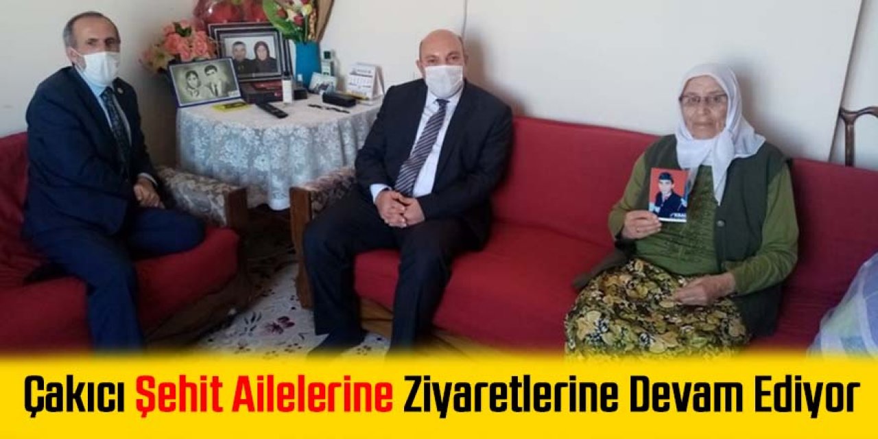 Kaymakam Edip Çakıcı Şehit Ailelerine Ziyaretlerine Devam Ediyor