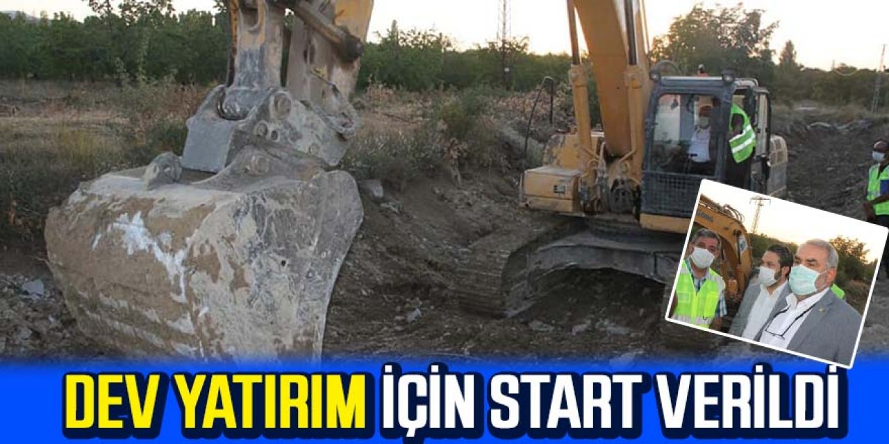 Dev Projede İlk Kazma Vuruldu