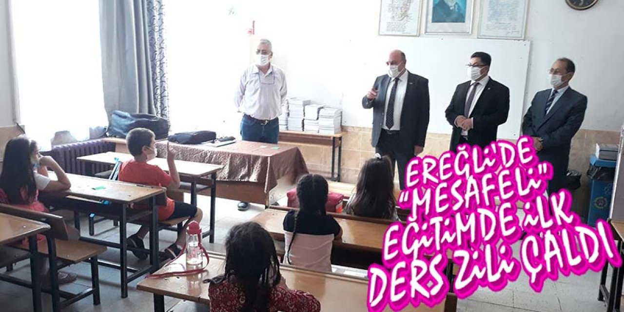 Ereğli'de İlk Ders Zili Çaldı