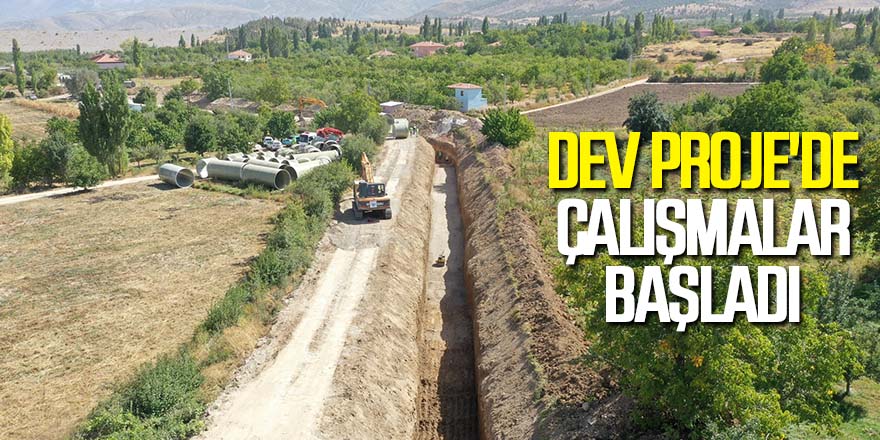 Ereğli çiftçisinin umudu olan dev proje'de çalışmalar başladı