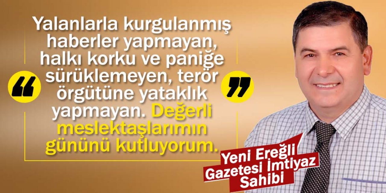 ATMACA’dan 21 Ekim Dünya Gazeteciler Günü mesajı