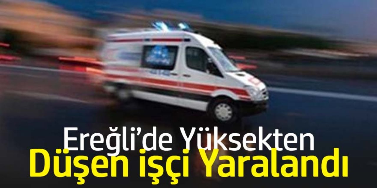 Direkten düşen işçi yaralandı