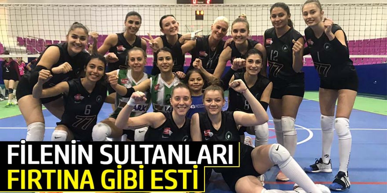 FİLENİN SULTANLARI FIRTINA GİBİ ESTİ