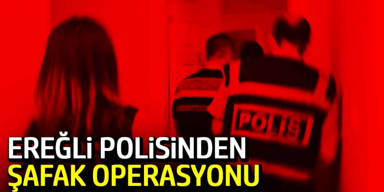 Ereğli’de tefecilere şafak operasyonu
