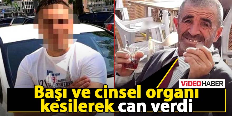 Yaşlı adamın başını ve cinsel organını kesip, katletmişti!