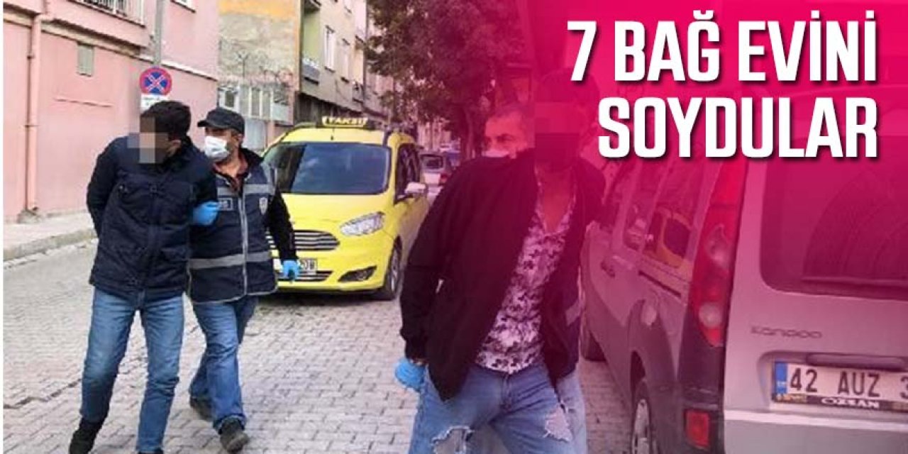 Bağ evlerinden hırsızlık yapan 2 şüpheli, yakalandı