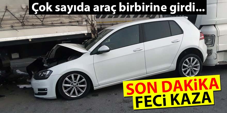 SİS ZİNCİRLEME KAZAYA NEDEN OLDU