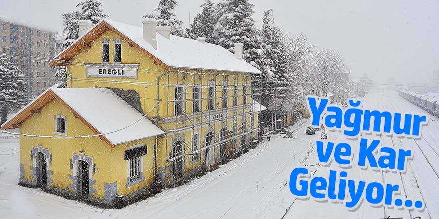 Bölgemiz’de yağmur ve kar yağışı uyarısı!