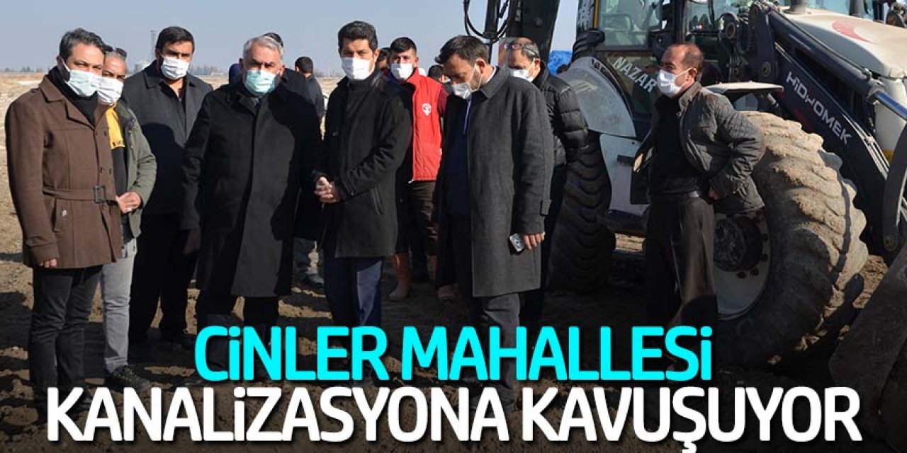 CİNLER MAHALLESİ KANALİZASYONA KAVUŞUYOR