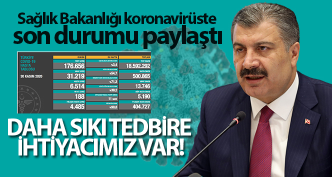 Son 24 saatte koronavirüsten 188 kişi hayatını kaybetti