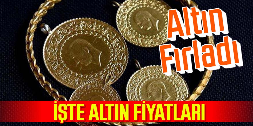 SON DAKİKA! Altın fiyatlarında hızlı yükseliş!