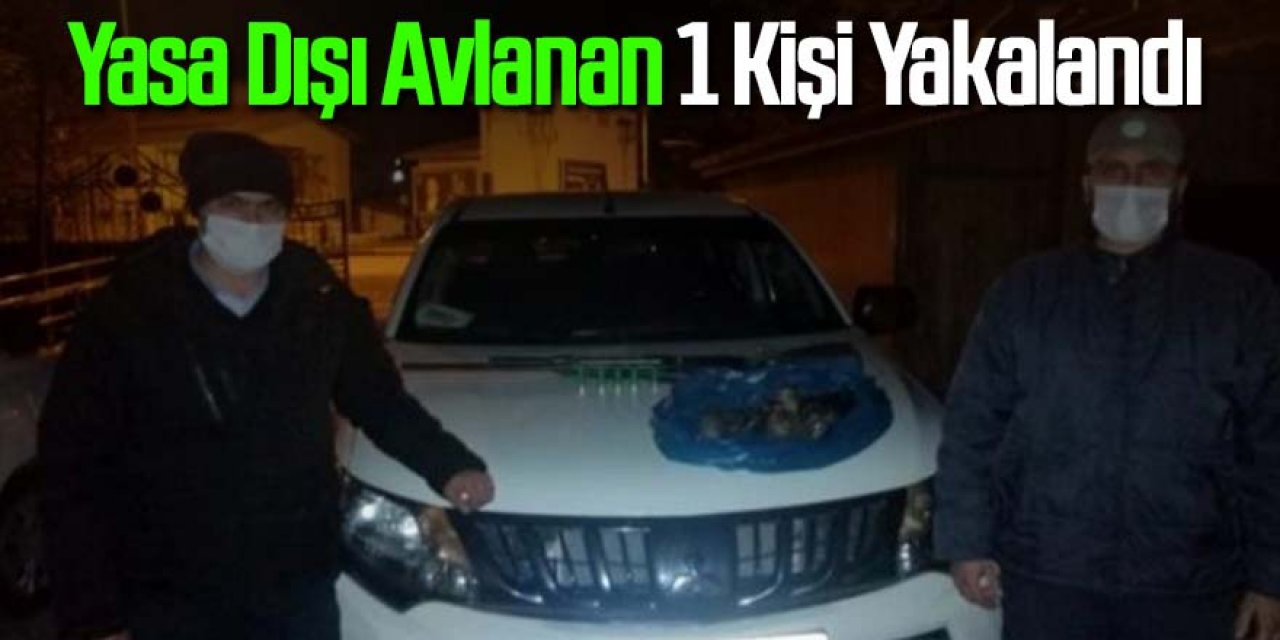 Yasa dışı avlanmaya ceza