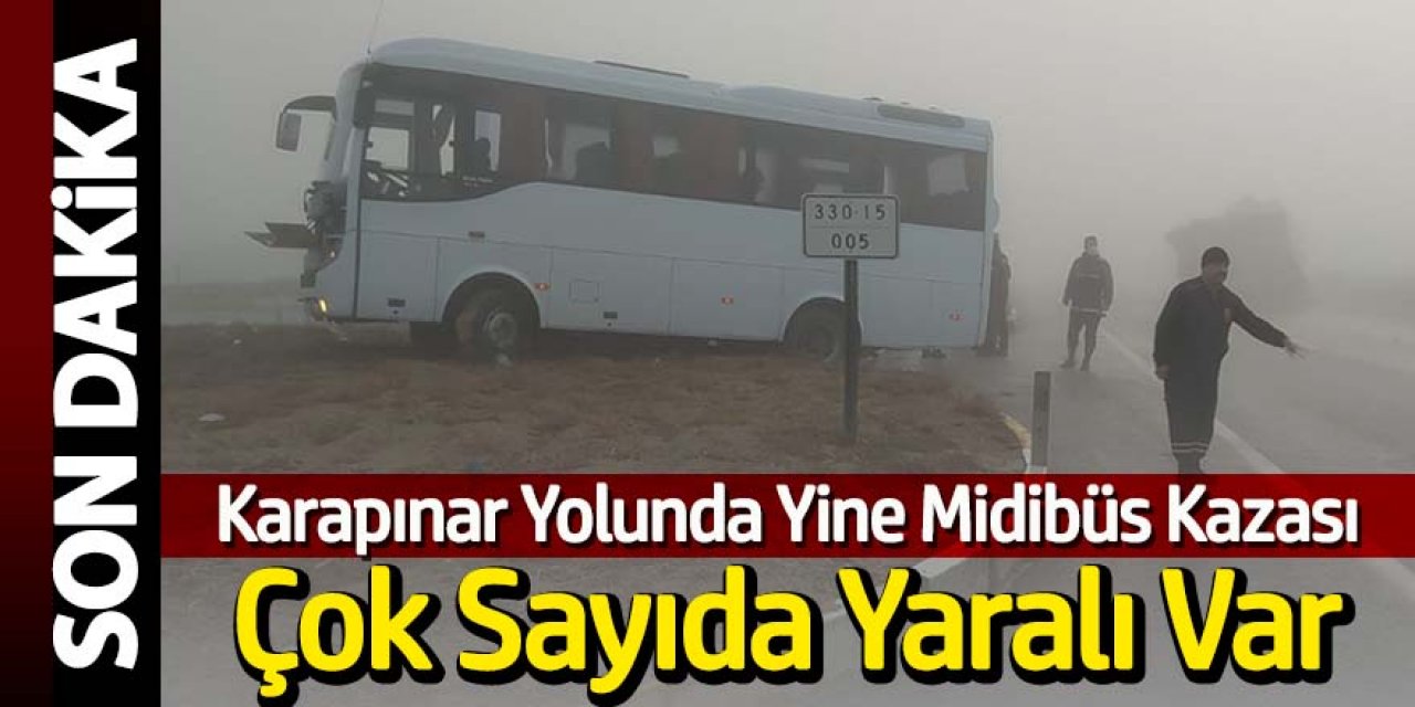 Askerleri taşıyan midibüsle TIR çarpıştı; 10 yaralı