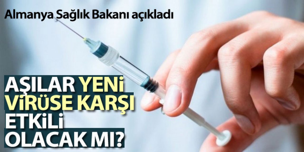 Almanya Sağlık Bakanı Spahn: 'Covid-19 mutasyonunun aşıya etkisi yok'