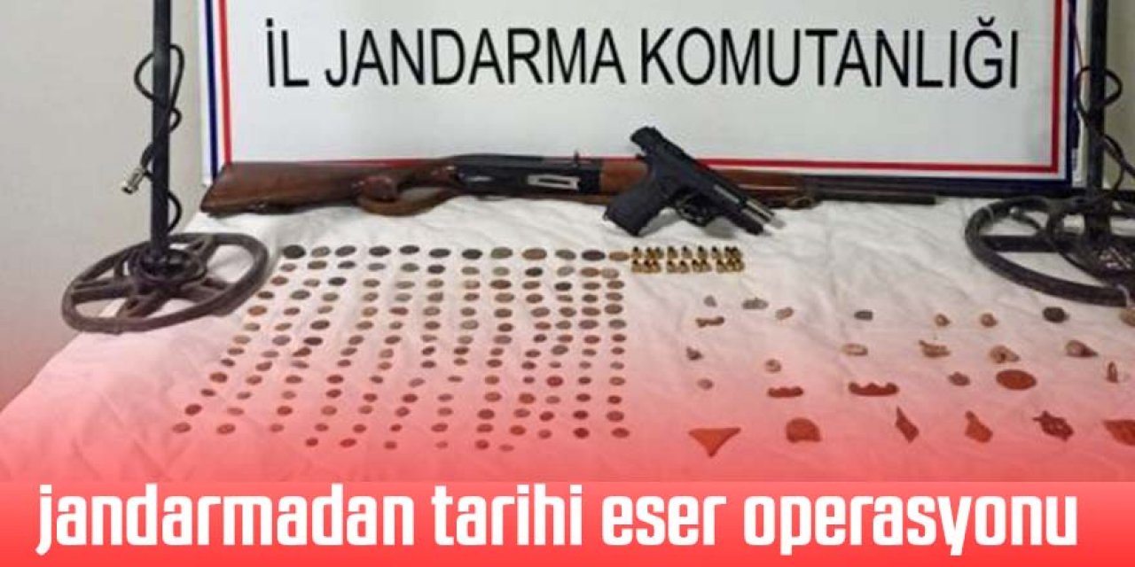 Eve yapılan opresyonda 165 adet sikke ele geçirildi