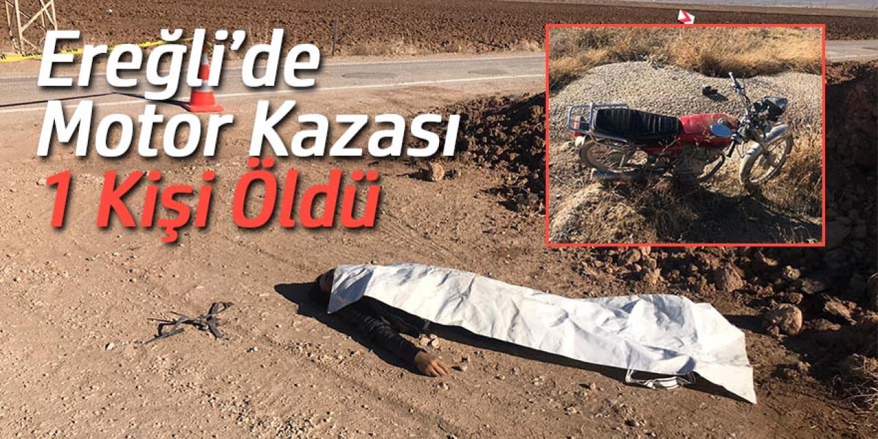 Afganlı motosiklet sürücüsü kazada öldü