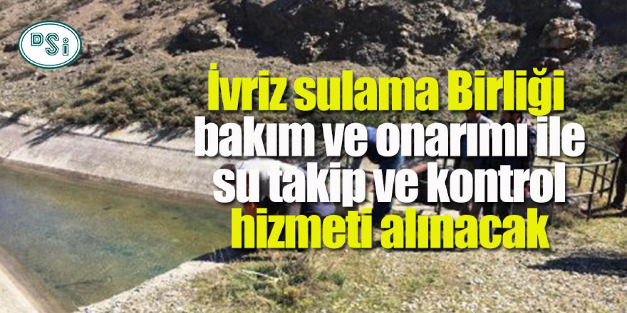 Konya Ereğli de bakım ve onarımı ile su takip ve kontrol hizmeti alınacak