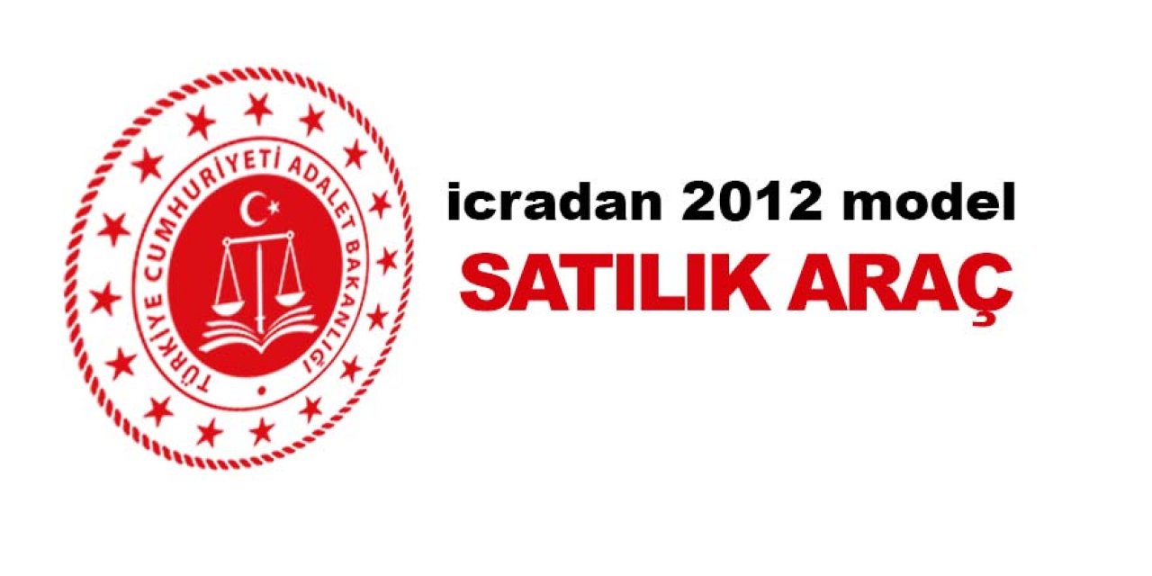 Konya'da icradan 2012 model satılık araç