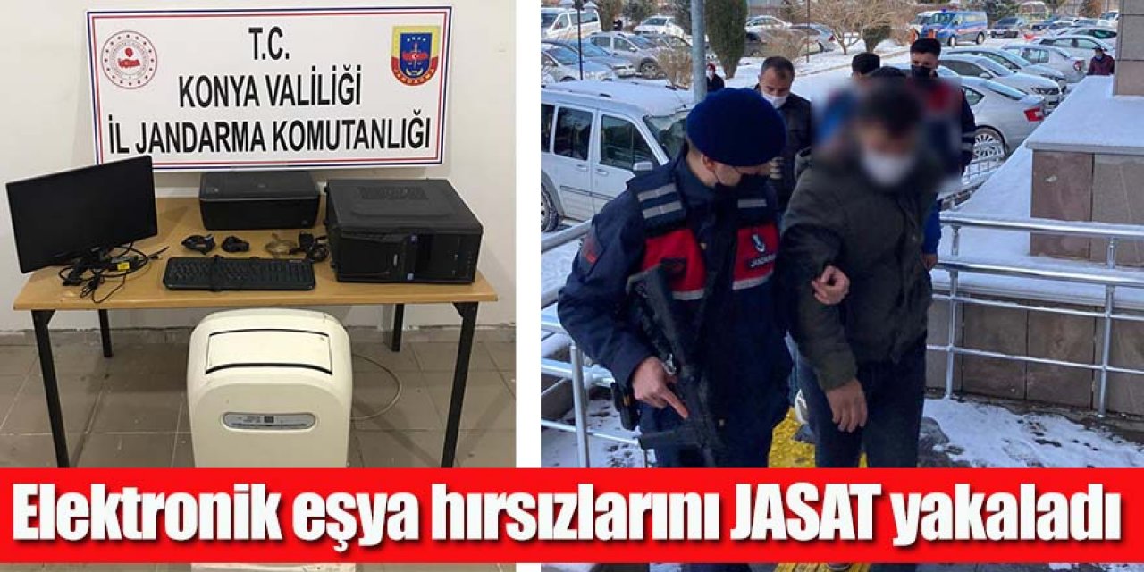 Elektronik eşya hırsızlarını JASAT yakaladı