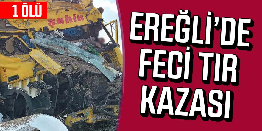 Tır başka tıra çarptı: 1 ölü