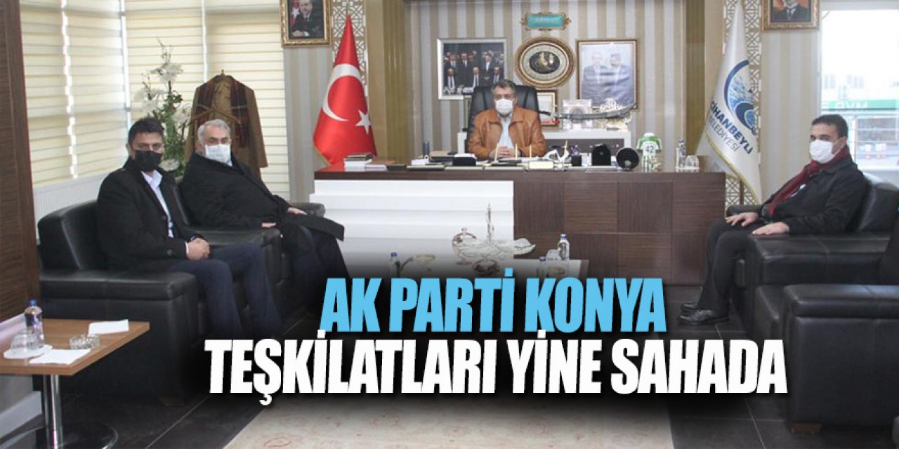 Ak Parti Konya Teşkilatları Yine Sahada