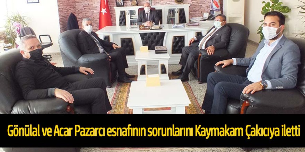 CHP ve İYİ Parti, Pazarcı Esnafının Sorunlarını Kaymakama İlettiler