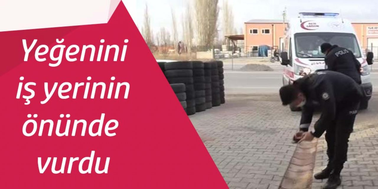 Amca yeğenini tabancayla vurarak yaraladı