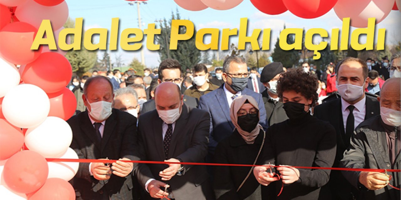 Adalet Parkı açıldı