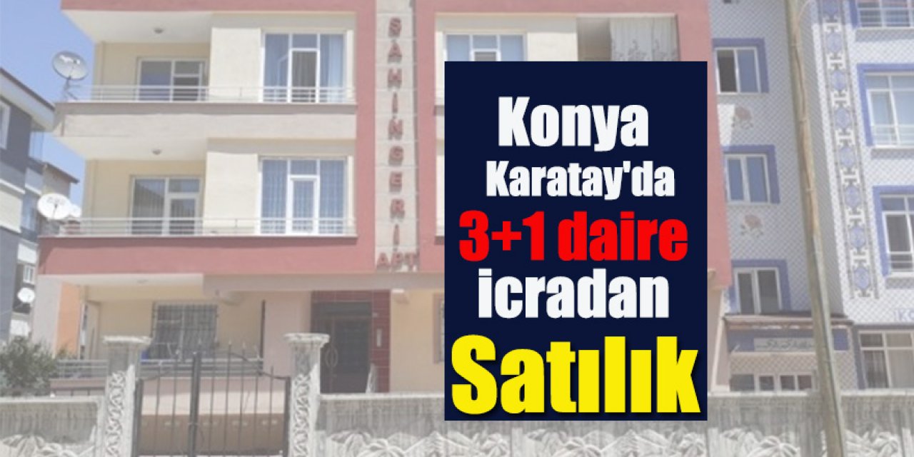 konya karatay da 3 1 satilik daire