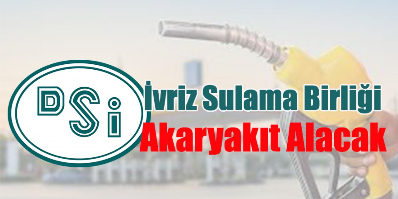 İvriz Sulama Birliği Akaryakıt Alacak