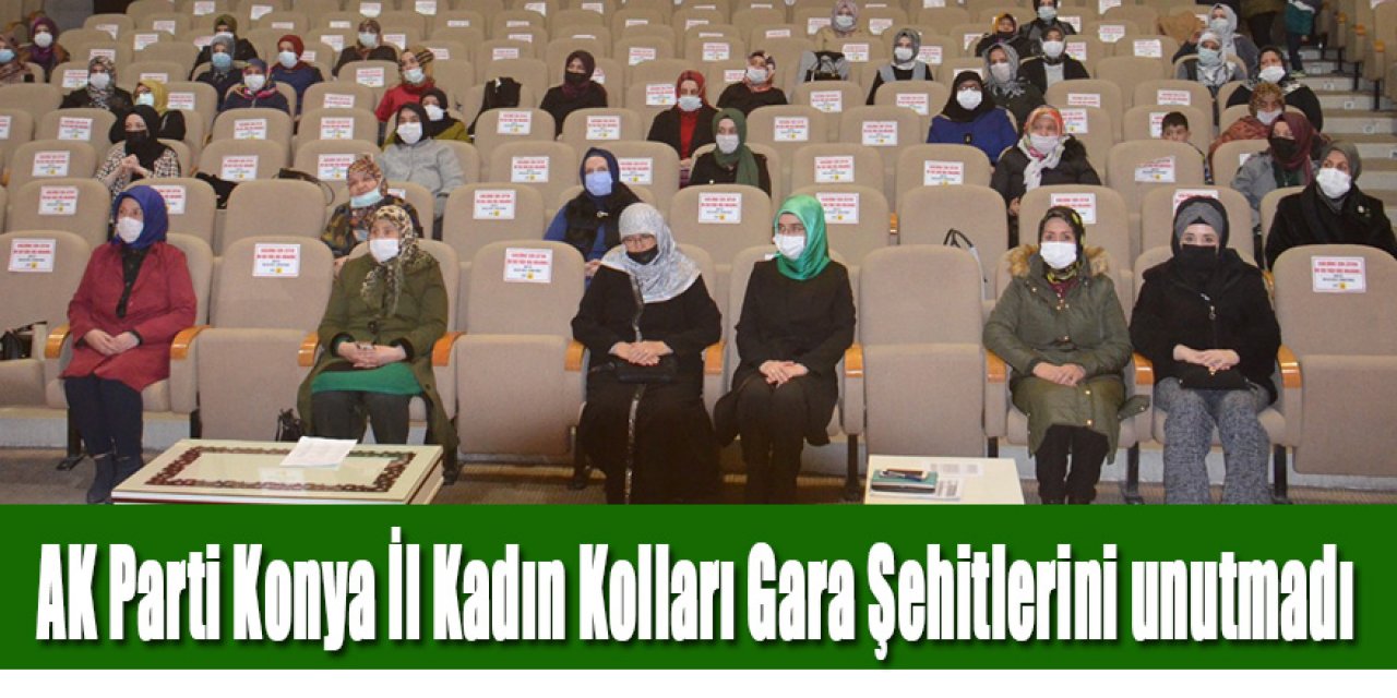 KADIN KOLLARI GARA ŞEHİTLERİNİ UNUTMADI