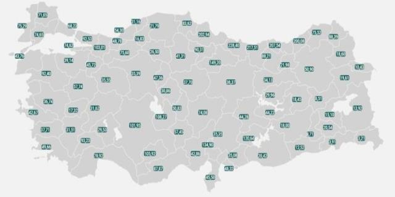 İl il Covid vaka sayıları açıklandı