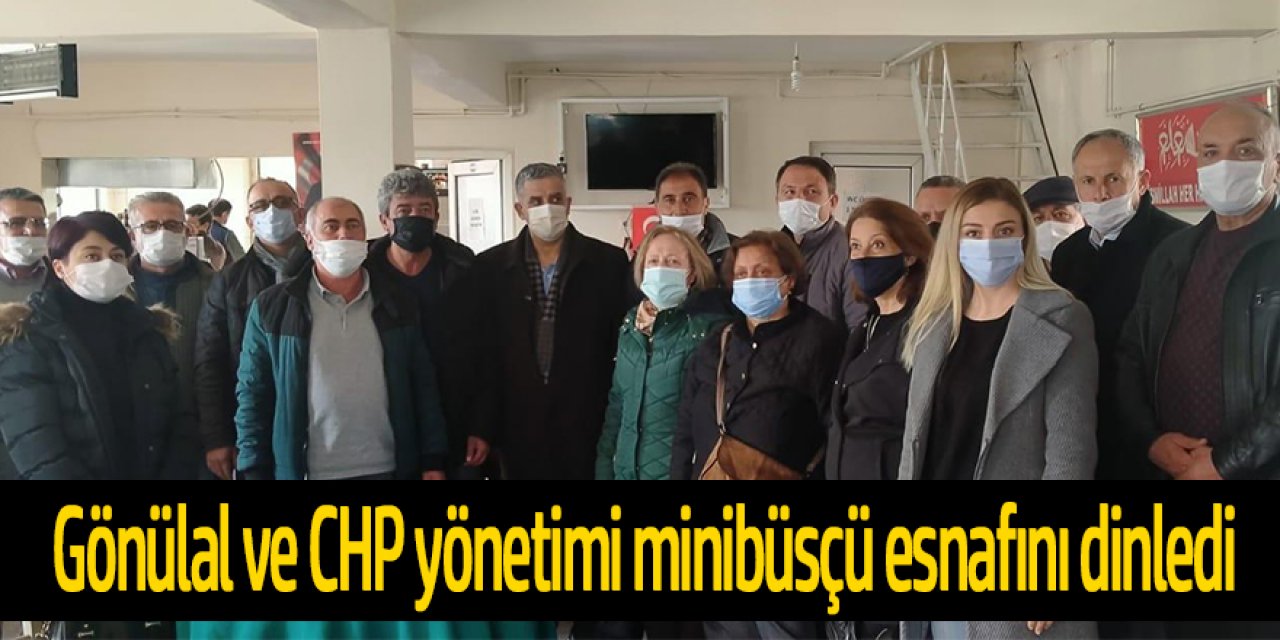 CHP’DEN MİNİBÜSÇÜLER KOOPERATİFİNE ZİYARET