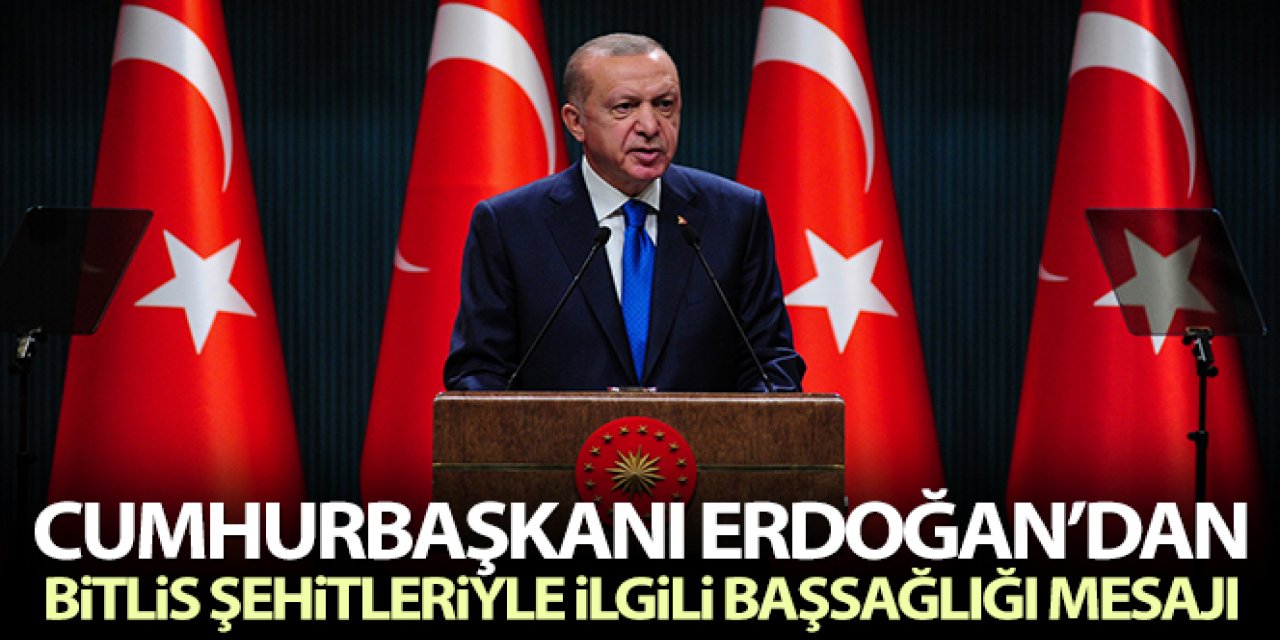 Cumhurbaşkanı Erdoğan'dan düşen askeri helikopterle ilgili paylaşım