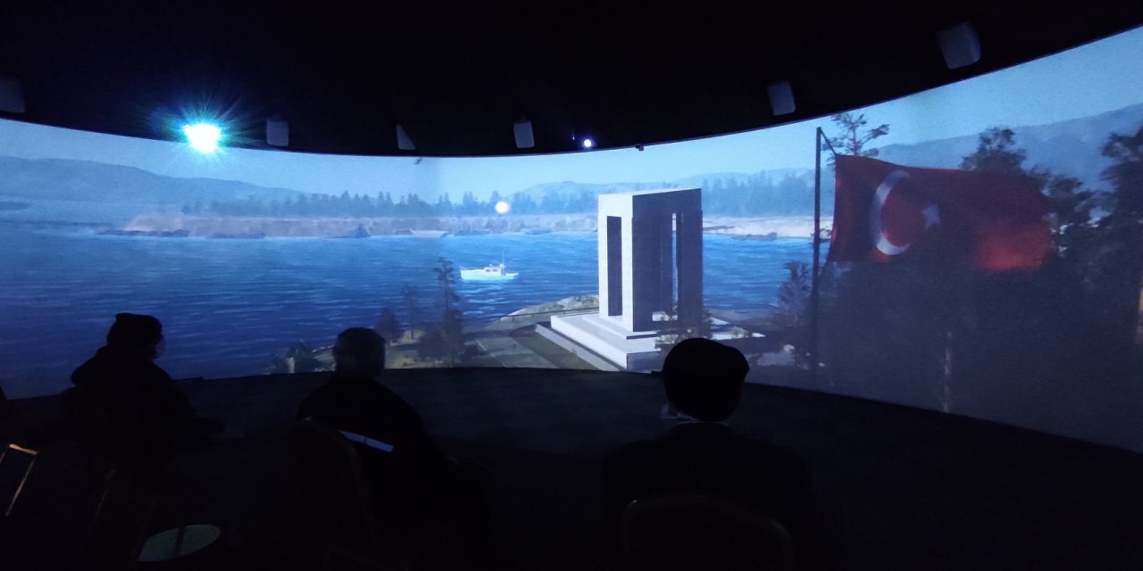 Çanakkale Zaferi Dijital Gösterim Merkezi’nde Yaşatılıyor