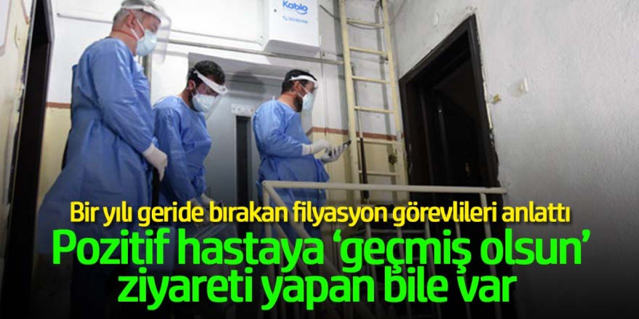 Pozitif hastaya ‘geçmiş olsun’ ziyareti yapan bile var